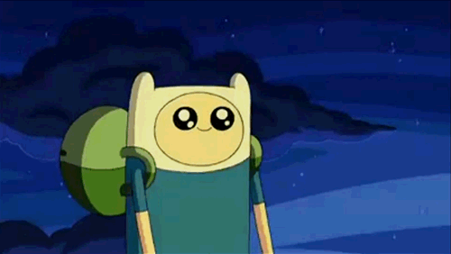  बिना सोचे समझे Adventure Time gifs~