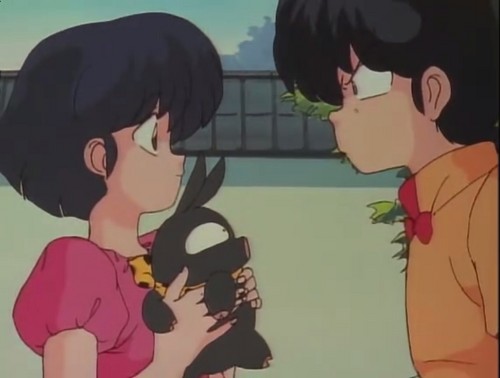 Ranma's jealous of Akane's "little p-chan"