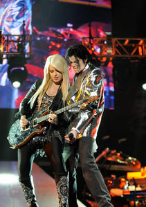 Rehearsing With Backing Guitarist, Orianthi, Back In 2009