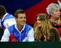 Berdych and Satorova Davis Cup - tennis photo