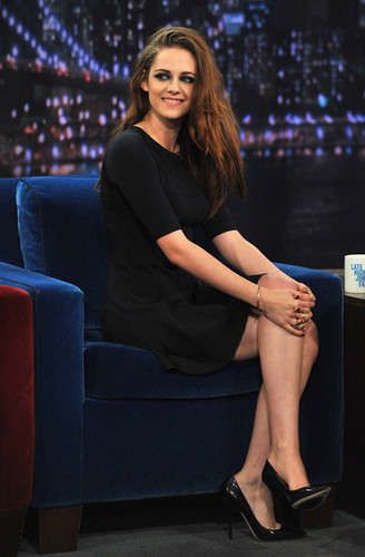 Kristen Stewart Visits "Late Night With Jimmy Fallon"