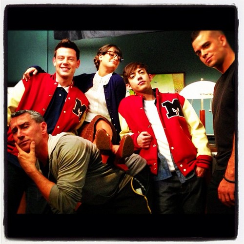 On Set Of Glee