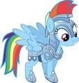 Rainbow dash's jousting armor - my-little-pony-friendship-is-magic photo