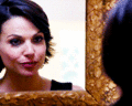 Regina and mirror - once-upon-a-time fan art