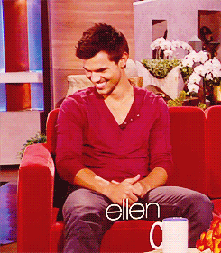 Taylor and Robert at The Ellen Show