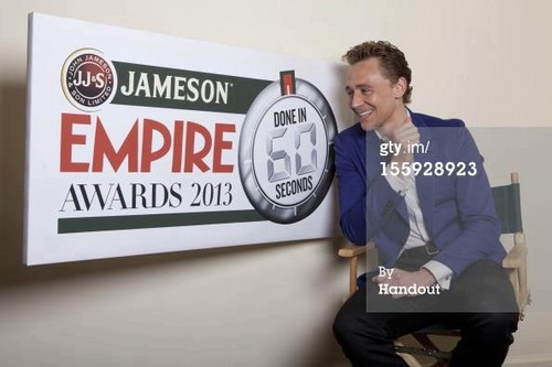 Tom at the Jameson Empire Awards 'Done in 60 seconds'