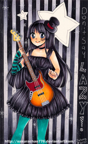  đàn ghi ta, guitar anime girl