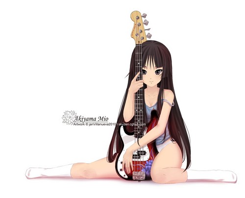  ऐनीमे गिटार girl