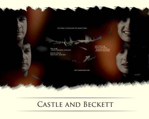  istana, castle and Beckett - BEST HANDSHAKE EVER