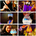 Evil Queen making a sleeping curse - once-upon-a-time fan art