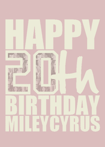Happy Birthday Miley <3