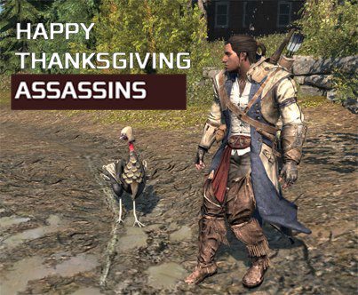  Happy Thanksgiving Assassin's