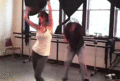 Jennifer & Bradley practicing for the dance in Silver Linings Playbook - jennifer-lawrence photo