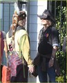 Johnny Depp Plays Daddy at School Event - johnny-depp photo