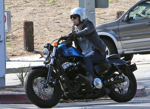  Josh cruising around on his motorcycle (19.11.2012) [HQ]