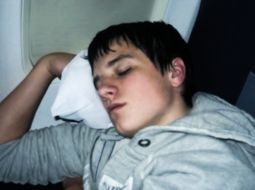  Josh sleeping