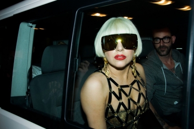  Lady Gaga arriving in Johannesburg