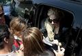 Lady Gaga says goodbye to Chile (signing autographs) - lady-gaga photo