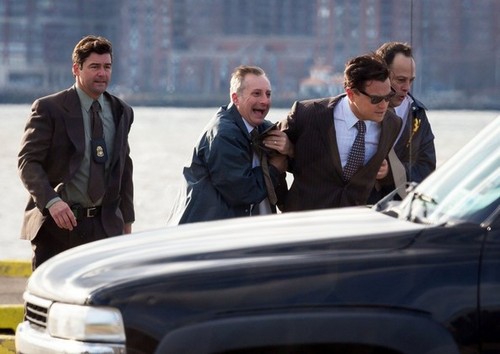 On Set  'The Wolf of Wall Street'