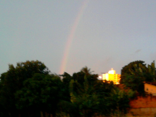 Rainbow at sunset...