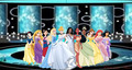 Request for dee389: ex-Miss Universe Natalie Glebova with the Disney Princesses - disney-princess photo