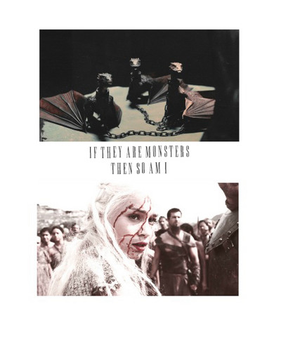  Daenerys Targaryen & dragons