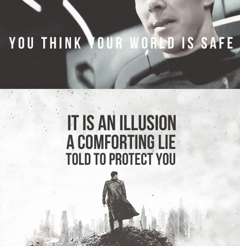 'You think your world is safe?'