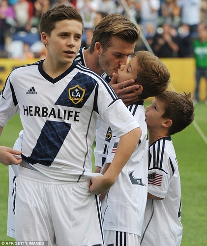 David Beckham- last match in LA Galaxy 2012