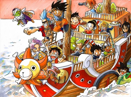  Dragon Ball and One Piece