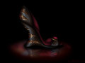 Jafar inspired shoe - disney-princess fan art
