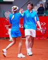 Jagr and Kournikova - tennis photo