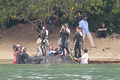 Jennifer Lawrence & Shirtless Josh Hutcherson: 'Catching Fire' Sea Scenes! - the-hunger-games photo