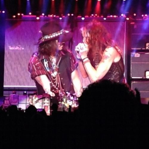 Johnny @ Aerosmith Concert