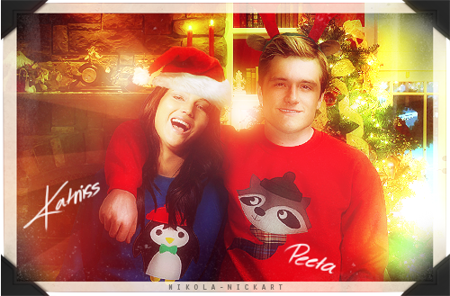  Katniss and Peeta navidad