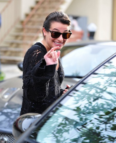  Lea Leaving A Casting Meeting - December 4, 2012