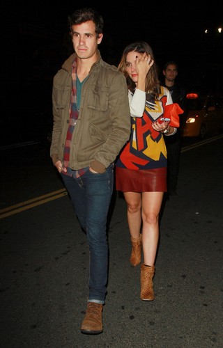 Leaving The Sayers Club In Hollywood - November 24, 2012