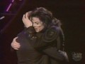 Michael And Hugging Friend And Mentor, Berry Gordy, Jr - michael-jackson photo