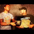Michael Rooker and CM Punk - the-walking-dead photo