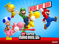 New super Mario bros wii - super-mario-bros wallpaper
