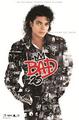 Promo Poster Commemorating The "25th" Anniversary Of "BAD" - michael-jackson photo