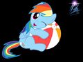 Rainbow Dash And A Beach Ball - my-little-pony-friendship-is-magic photo