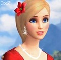 Rosella in red dress - barbie-movies fan art