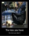 The Less You Have... - random photo