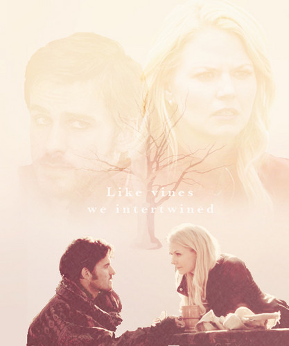  Captain Hook and Emma swan