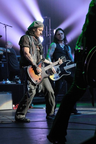  Johnny Depp at Alice Cooper's Christmas Pudding, December 8