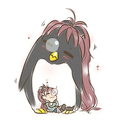 Kyoko and Penguin 