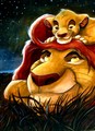 Mufasa and Simba - the-lion-king fan art
