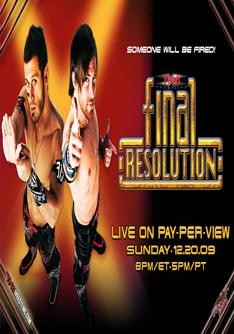  TNA Final Resolution 2009