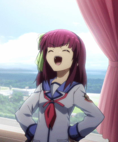 Yuri laughing 
