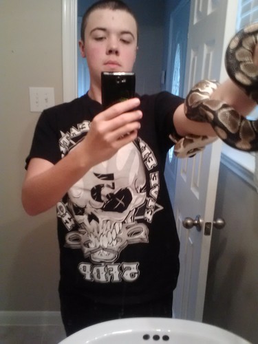 hybred and my 3ft long ball python